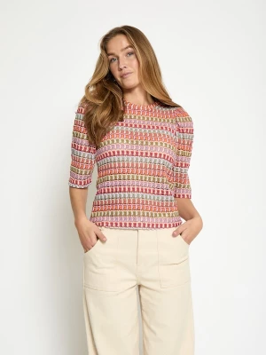 Foto van product Peppercorn Trui 'Bika' groen / lila / pink / wit