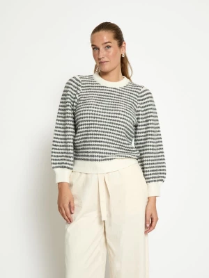 Foto van product Peppercorn Trui 'Camilla' grijs / wit