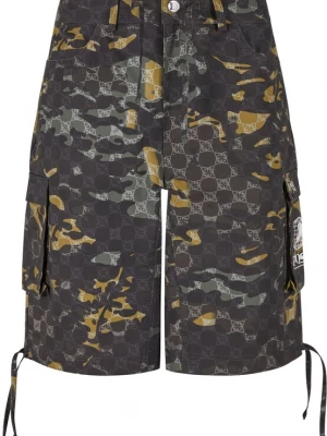 Foto van product Pequs Cargobroek 'Aether' curry / donkergrijs / olijfgroen / zwart