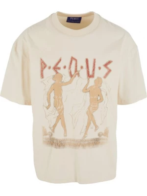 Foto van product Pequs Shirt 'Ancient Love Story' beige / crème / bruin