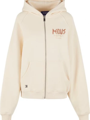 Foto van product Pequs Sweatvest 'Ancient Love Story' crème / camel / donkerbeige / donkerrood