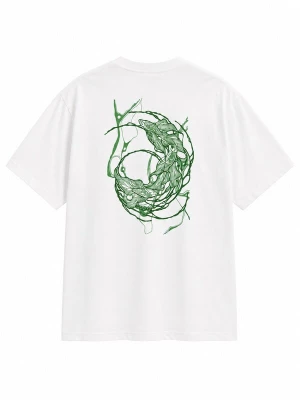 Foto van product Perfect&Basic Shirt 'Koi Back Flock' offwhite