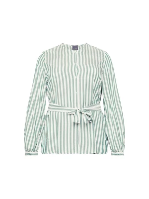 Foto van product Persona by Marina Rinaldi Blouse 'BAIO' lichtgroen / wit