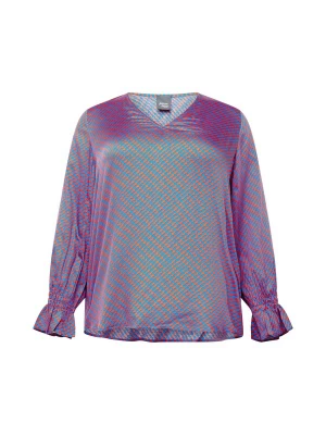 Foto van product Persona by Marina Rinaldi Blouse 'FASTIGIO' turquoise / koraal