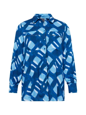 Foto van product Persona by Marina Rinaldi Blouse 'GALLIA' blauw / lichtblauw / wit