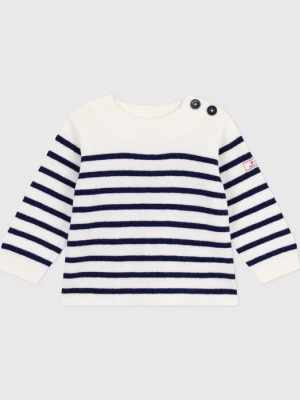 Foto van product PETIT BATEAU Trui ecru / marine