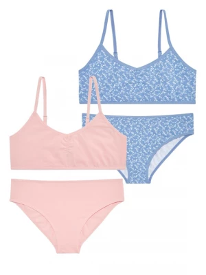Foto van product Petite Fleur Kids Ondergoedset blauw / rosa / wit