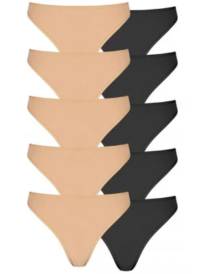 Foto van product PETITE FLEUR String beige / zwart