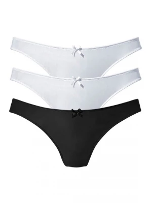 Foto van product PETITE FLEUR String zwart / wit