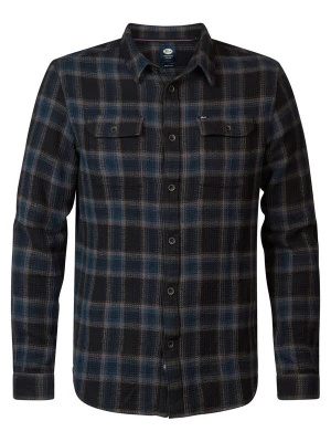 Foto van product Petrol Industries Overhemd 'Moose' beige / blauw / navy / zwart