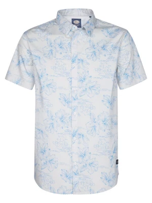 Foto van product Petrol Industries Overhemd 'Oceanpark' blauw / wit