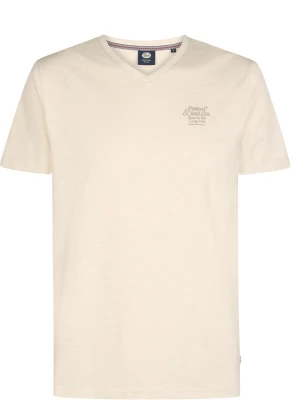 Foto van product PETROL Shirt 'Petrol Industries - Heren t-shirt' crème