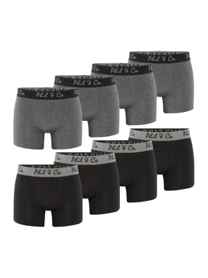 Foto van product Phil & Co. Berlin Boxershorts grijs / zwart