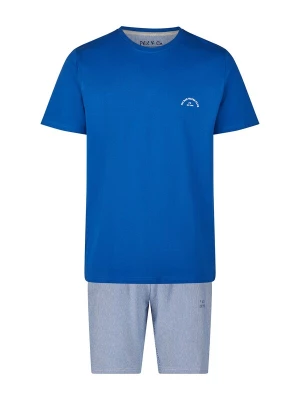 Foto van product Phil & Co. Berlin Pyjama kort 'Lounge Dreams' blauw