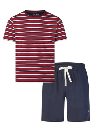Foto van product Phil & Co. Berlin Pyjama kort 'Phil &amp; Co Heren Shortama Korte Pyjama Set' rood