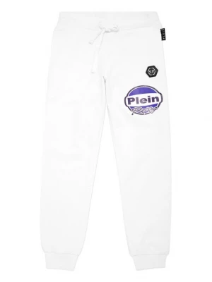Foto van product Philipp Plein Broek 'Racing' blauw / donkerblauw / wit