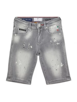 Foto van product Philipp Plein Jeans 'Mykonos' lichtgrijs / zwart / wit