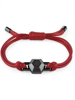 Foto van product Philipp Plein Jewellery Armband 'Edge' antraciet / rood