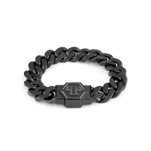 Foto van product Philipp Plein Jewellery Armband 'Hexagon' antraciet