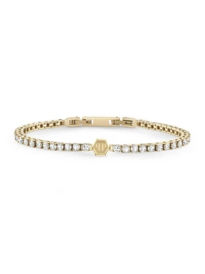 Foto van product Philipp Plein Jewellery Armband 'Plein Tennis Royal' goud