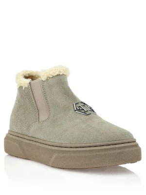 Foto van product Philipp Plein Laarzen donkerbeige / zilver