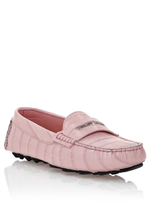 Foto van product Philipp Plein Mocassins rosa / zilver