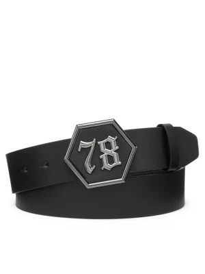 Foto van product Philipp Plein Riem 'Gothic Plein' zwart