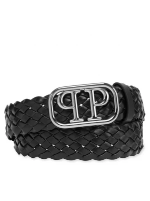 Foto van product Philipp Plein Riem zilvergrijs / zwart