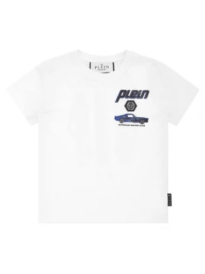 Foto van product Philipp Plein Shirt 'Smile' indigo / lichtblauw / zwart / wit