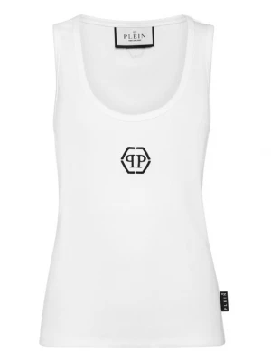 Foto van product Philipp Plein Top 'Hexagon ' zwart / wit