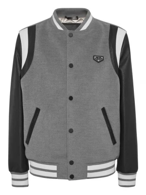Foto van product Philipp Plein Tussenjas grijs / zwart / wit