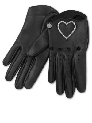 Foto van product Philipp Plein Vingerhandschoenen 'Heart' zwart
