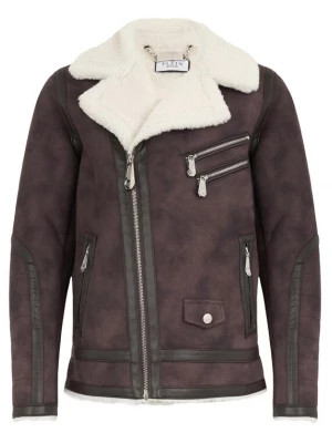 Foto van product Philipp Plein Winterjas chocoladebruin / offwhite