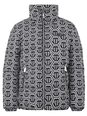 Foto van product Philipp Plein Winterjas zwart / wit