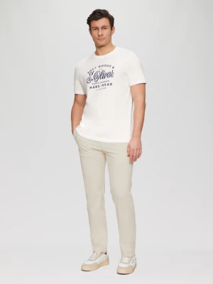 Foto van product Phoenix: gestructureerde chino met elastische band s.Oliver crème