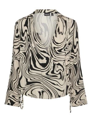Foto van product PIECES Blouse 'KIMMIE' taupe / zwart