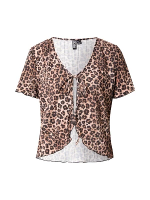 Foto van product PIECES Blouse 'PCAMBER' bruin / zwart