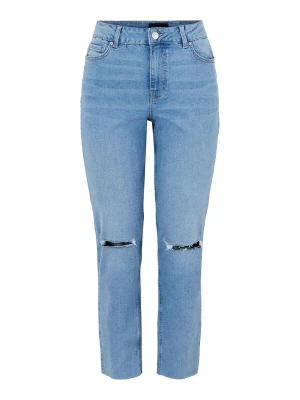 Foto van product PIECES Jeans 'Luna' blauw denim / bruin