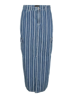 Foto van product PIECES Rok 'JUBEL' blauw / wit