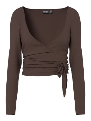 Foto van product PIECES Shirt 'PCROYA' bruin