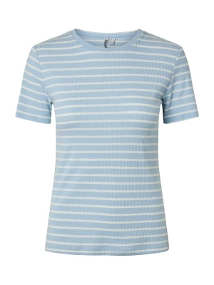 Foto van product PIECES Shirt 'PCRUKA' lichtblauw / wit