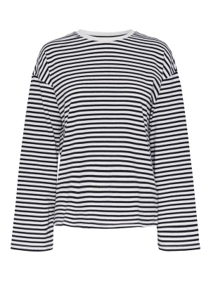 Foto van product PIECES Shirt 'PCSadie' zwart / wit