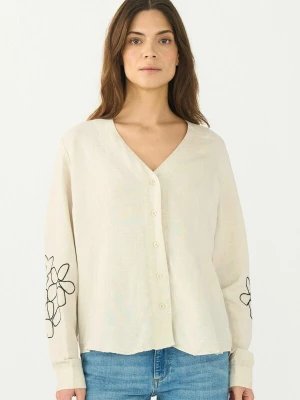 Foto van product Pieszak Blouse 'Camilla' zwart / offwhite