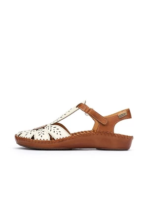 Foto van product PIKOLINOS Sandaal cognac / wit
