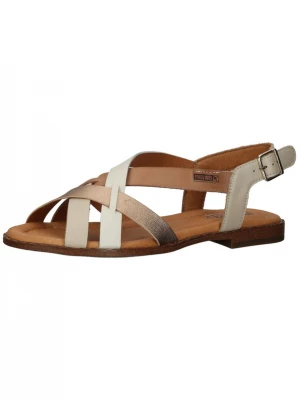 Foto van product PIKOLINOS Sandalen met riem 'Algar' ivoor / lichtbeige / bruin / goud