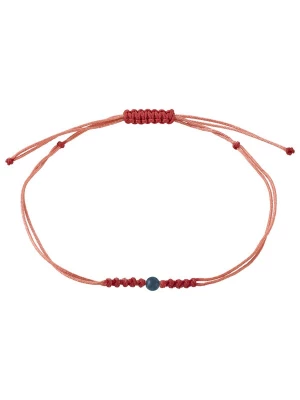 Foto van product Pilgrim Armband 'Birthstones' antraciet / lichtrood