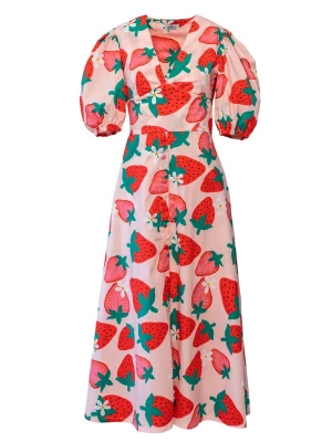 Foto van product Pineapples Don't Have Sleeves Jurk 'Lola Fresa' pastelroze