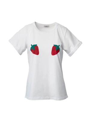 Foto van product Pineapples Don't Have Sleeves Shirt 'I Love You Berry Much' wit
