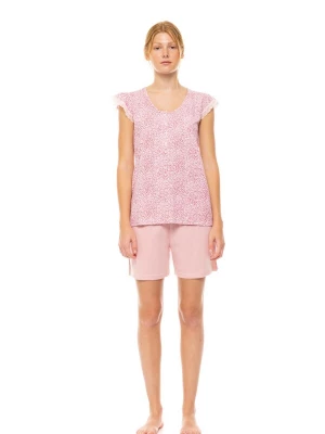 Foto van product Pink Label Korte pyjama pastelroze