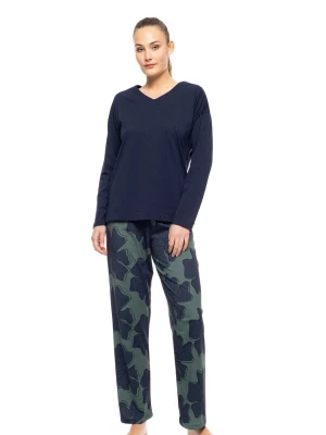 Foto van product Pink Label Pyjama 'FOREST BLOOM' groen
